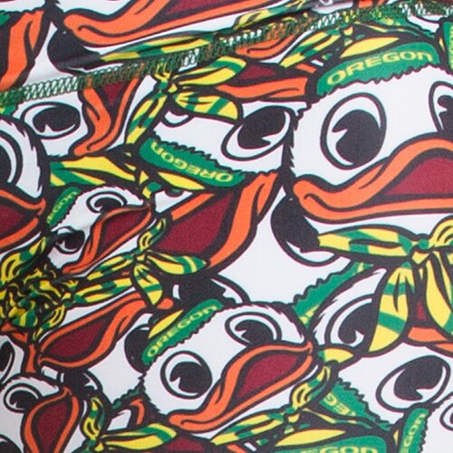 Fighting Duck, Zoozatz, Green, Leggings/Tights, Polyester Blend, Women, Allover print, 18543